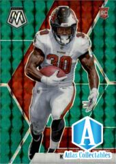 2020 Panini Mosaic Mosaic Green #228 Ke'Shawn Vaughn